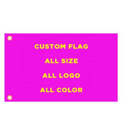 China Yiwu hanging manufacturers personaliazed custom logo and design custom made nylon polyester banners flag for sale