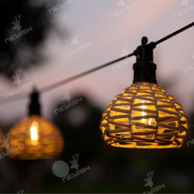 China Kanlong New Design Outdoor String Lights Solar Christmas decoration outdoor string lights Waterproof for sale