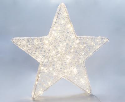 China Newish Christmas Outdoor Decoration Jumbo 70CM acrylic star merry Christmas lights for holiday decor for sale