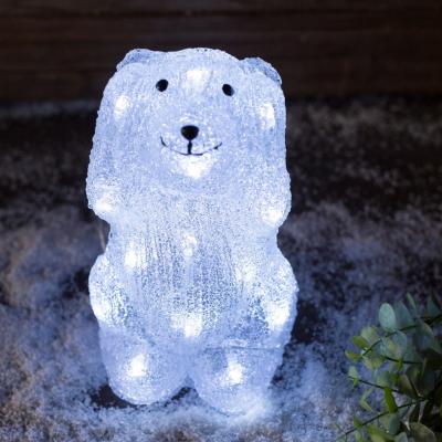 China Newish cute animal series acrylic cover face bear deco light with 20 white LED for sale