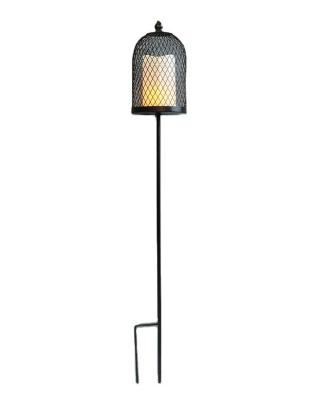 Chine Lumière menée sans flammes de pelouse de jardin de borne de lanterne de bougie en métal de Kanlong de cage d'enjeu de fonction décorative imperméable de minuterie à vendre