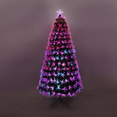 China Newish DIY Plastic optical fiber tree with lamp decoration optical fiber tree 45-300cm encryption simulation optical fiber tree for sale