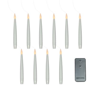 China Kanlong S/10 battery operated floating LED electronic candles with remote control for home decoration holiday Christmas lights for sale