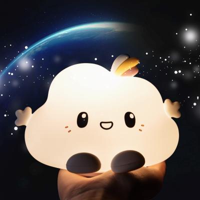 China Cloud  LED light night With Touch Sensor night charging lighting Soft small night light for baby room decor for sale