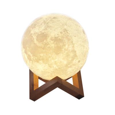 China Newish kis roome deco USB rechargeable 3D print led moon lamp light for home decoration custom photo lamp for sale