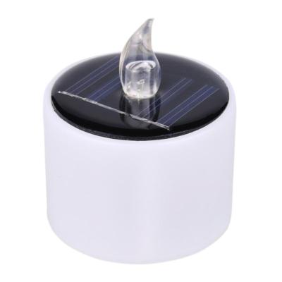 China Realistic Bright Solar Recharge Flameless Tea Light Candles Led Christmas Candle Light for sale