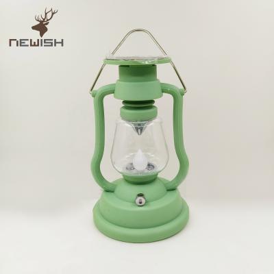 China Plastic cheap solar lantern light led camping lamp for hiking for sale