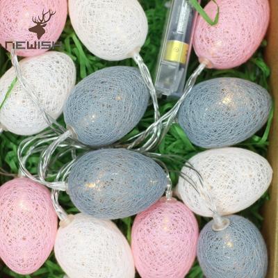 Cina Luce dell'interno della corda dell'uovo di Pasqua del cotone del mestiere di pasqua del bambino LED per la decorazione di pasqua in vendita