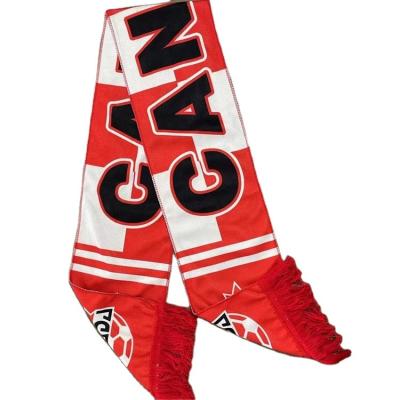 China 2022 New Design Long Cup 32 Soccer Football Team Scarf National Football Scarf for sale