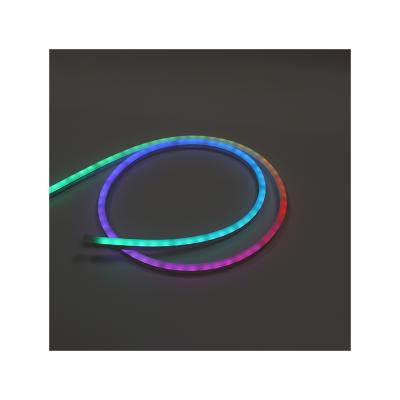 China LANDSCAPE 0815 24V led flexible neon strip RGB silicon flexible custom color neon light for logo sign for sale