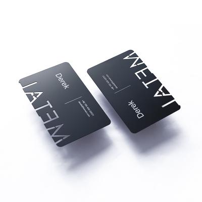 China Custom Factory Competitive Price Cheap China Stainless Steel Metal Card Eco - Friendly / Metal Business Card for sale