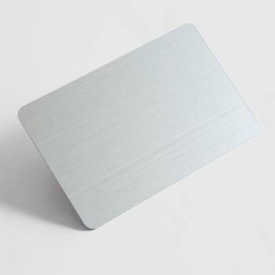 China Europe Metal Product Type And Metal Material Aluminum Blank Cards For Business for sale