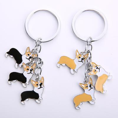 China Factory Wholesale Price Custom Metal Dog Shape Key Chain for sale