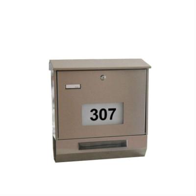 China FQ-200 Outdoor Stainless Steel Parcel Delivery Mailbox Waterproof Metal for sale