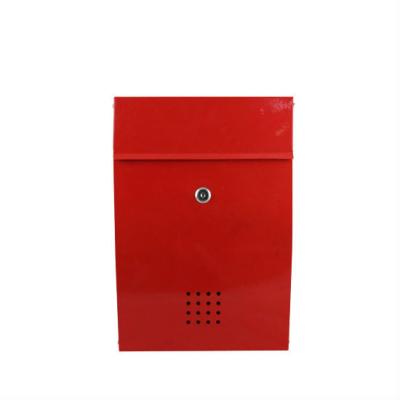 China Waterproof Lockable Outdoor Vertical Letter Boxes Mailbox Anti-rust Galvanized Steel Letter Boxes for sale