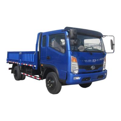 China Widely Used Light Duty Flat Bed Tray Cargo 4*2 Dump Truck Price For Sale 1 - 10t for sale