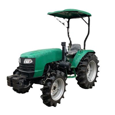 China Building Material Shops Mini Farm Machine 80HP 50HP Tractors Price Agriculture 4x4 Wheel Tractors for sale