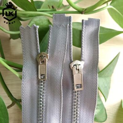 China LanKe Viable Aluminum Teeth Lure Pet Bag Zipper #4 #5 Long Chain Fishing Roll for sale