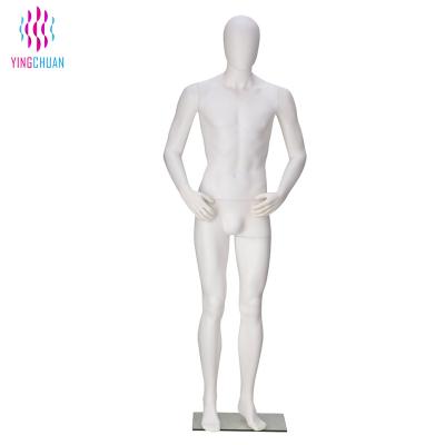 China Realistic Soft Plastic Egg Head Mannequin Mannequin Life Size Male for sale