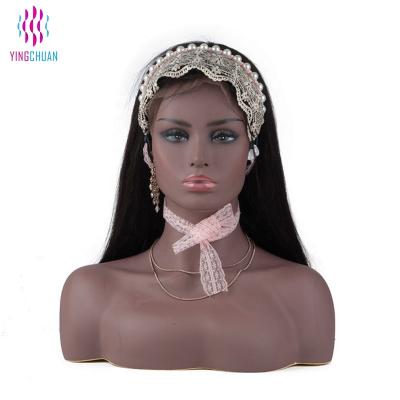 China Fashion Realistic Mannequin Head Wig Display Head Dummy for sale