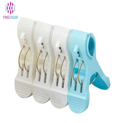 China White And Blue Clothes Peg For Clothes Plastic Wholesale High Quality Minimalist Double Colored for sale