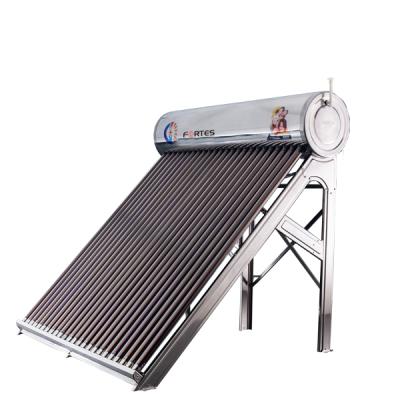 China 300L pressurized solar water heater by outside contract for 4-5people for sale