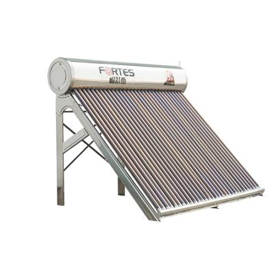 China Outdoor high quality heated solar water heater for home and commercial for sale