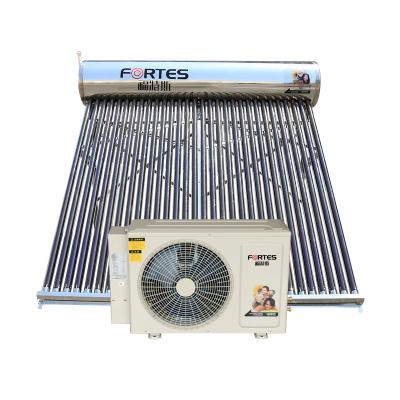 China Hotel Solar Water Heater + Hot Air Source Heat Pump Sun Water Heater for sale