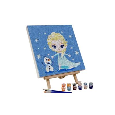 China Home Decorations.Gifts Wholesale R-PBN  Wholesale Custom DIY Paint By Numbers For Kids Cartoon Hand Painted Wall Arts Oil Painting By Numbers for sale