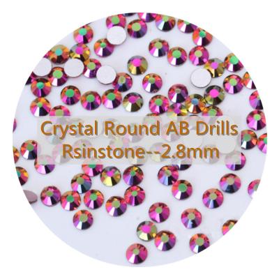 China CLASSIC R-013 Custom 2.5mm 2.8mm AB Resinstone Mosaic Beads Shiny Crystal AB Drill For Diamond Painting for sale