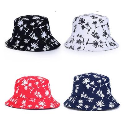 China 100% cotton Double sided cheap customized bulk printing folding bucket hat size of 58-60. for sale