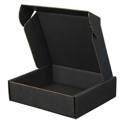 China Small Recyclable Double Sided White And Black Packaging Tea Jewelry Garments Clothing Mailer Boxes Custom Logo Printed And Sizes for sale