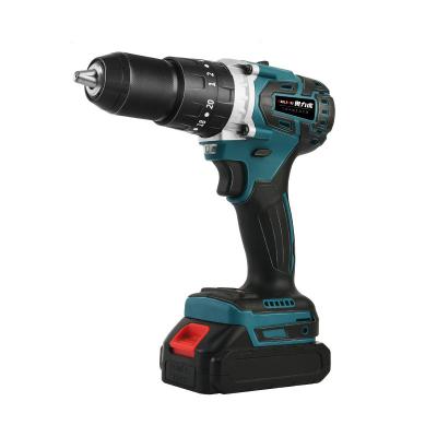 China Perforation AOLIHU LG-2113 High Quality 21V Lithium Electric Cordless Drill Power Tools power impact drilling machine hammer for sale