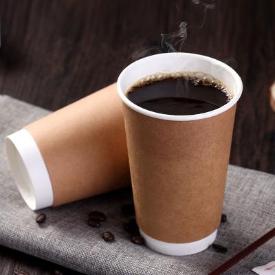 China Hot Safe 8oz/12oz/16oz Colored Double Wall Paper Disposable Coffee Cups for sale