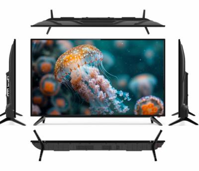 China Gehärtetes Glas 75 Zoll LED-TV 4K Ultra Schmalen Bezel mit Kunststoffgehäuse zu verkaufen