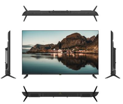 China Multimedia 75 Zoll Mini LED 4K Fernseher Rahmenlose Grenze mit Kunststoffgehäuse zu verkaufen