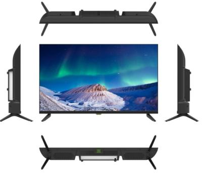 China Anpassbar 32 Zoll Rahmenlos Smart TV 2K LED Bildschirm Schwarz mit Kunststoffgehäuse zu verkaufen