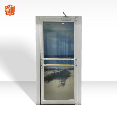 China Commercial Modern Aluminum Glass KFC Store Front Door Decoration Store Entrance Front Doors for sale