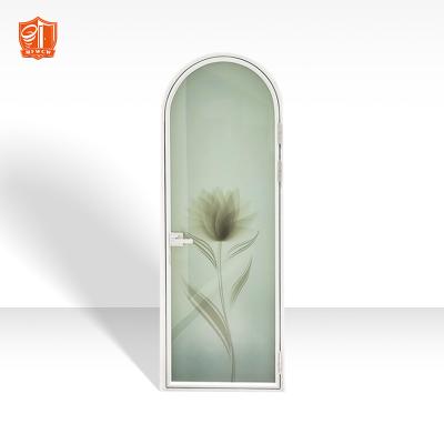 China Decoration French Door Swing French Door Aluminum Framed Glass Doors for sale