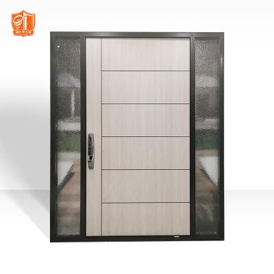 China Latest decoration modern design villa exterior front entry doors pivot aluminum doors exterior aluminum door for house for sale