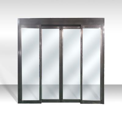 China Cheap Aluminum Soundproof Door Shop Front Decoration Slide Slide Automatic Glass Door System for sale