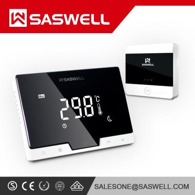 China New thermostat T19 for the boiler, wireless thermostat and 7days programmable to heat the room temperature T19WHB-7-RF for sale