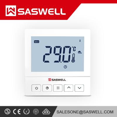 China SAS920 water floor heating thermostat with 7 days programmable function SAS920WHL-7W-S for sale