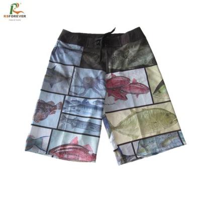 China Breathable All Over Sublimation Printing Custom Design Hawaii Board Shorts Polyester Mens Swim Trunks for sale