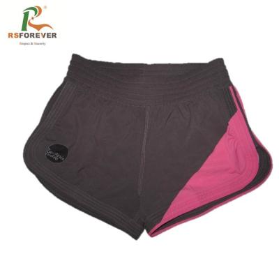 China Custom OEM Logo Summer Beach Swim Trunk Plus Size High Waist Ladies Womens Swimming Shorts for sale