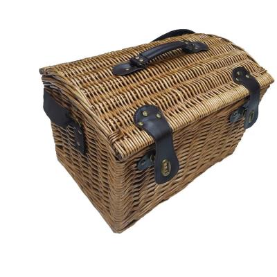 China Viable Storage Barrel Packing Single Weave Insulated Picnic Basket for sale