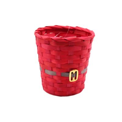 China New Hot Sale Sustainable Holiday Christmas Cheap Easter Gift Bamboo Baskets In Bulk for sale