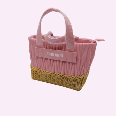 China New Design Vintage Rattan Washable Handbag for sale