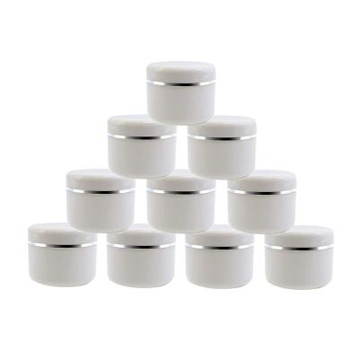 China Refillable Bottle Travel Face Cream Lotion Cosmetic Container Plastic Empty Jar for sale
