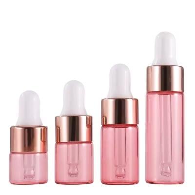 中国 工場供給 1ml 2ml 3ml 5ml ドロッパー エッセンシャルオイルブレンドボトル ガラス 販売のため